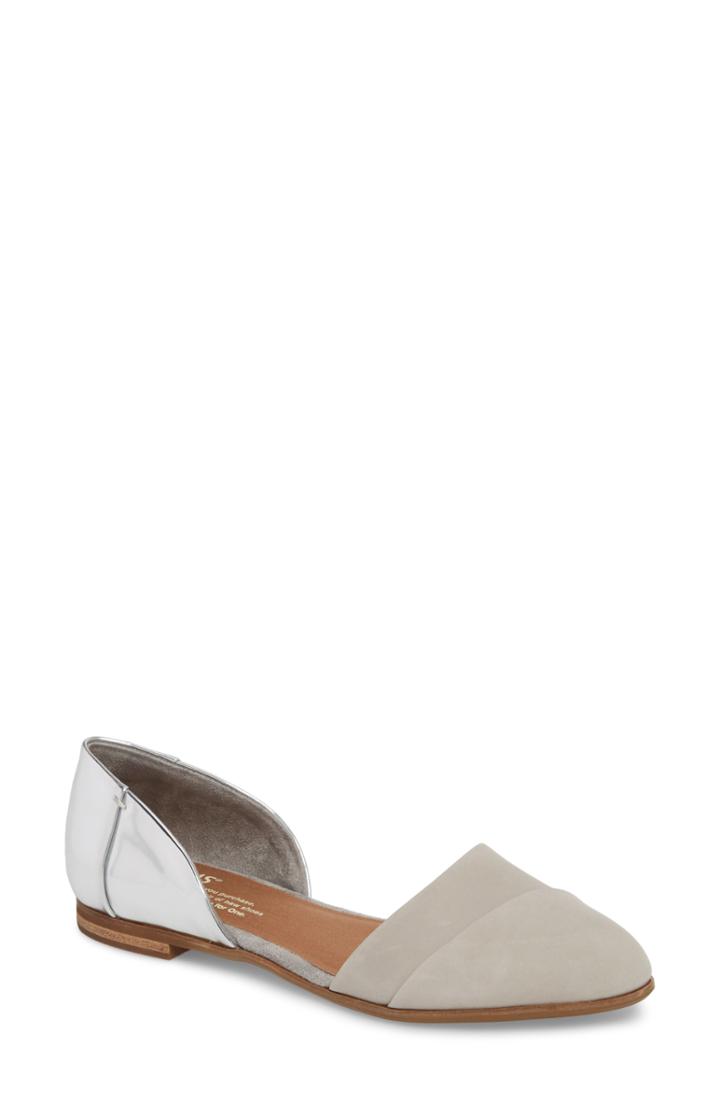 Women's Toms Jutti D'orsay Flat .5 B - Grey
