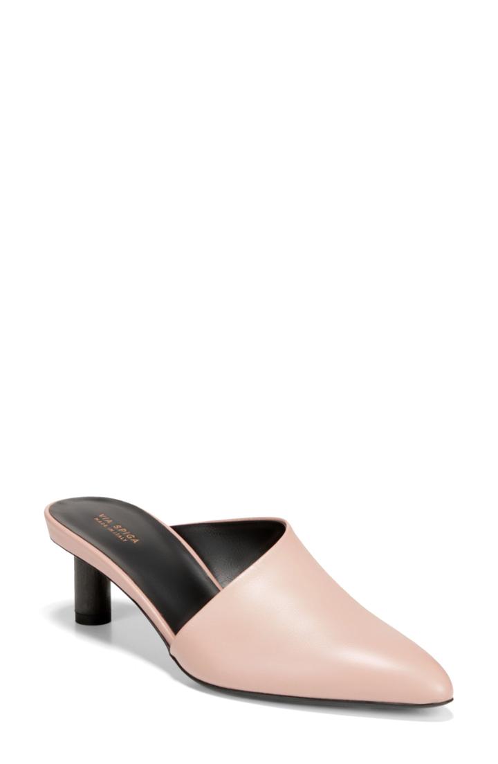 Women's Via Spiga Freya Asymmetrical Mule M - Beige