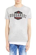 Men's Dsquared2 Longline Logo Graphic T-shirt