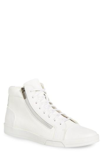 Men's Calvin Klein 'berke' Leather Sneaker M - White