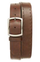 Men's Magnanni Leather Belt - Brown