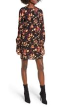 Women's Leith Long Sleeved Shirred Cuff Dress, Size - Black