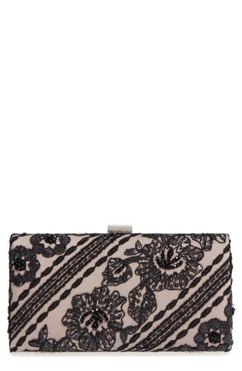 Tadashi Shoji Lace Clutch - Black