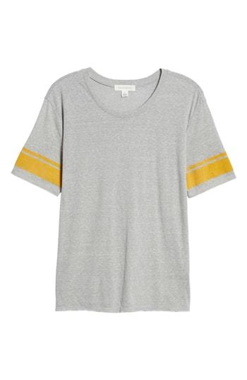 Women's Treasure & Bond Collegiate Tee, Size - Grey