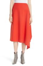 Women's Tibi Bond Stretch Knit Origami Skirt - Red