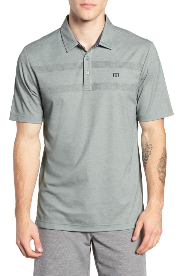 Men's Travis Mathew Takeaway Fit Polo, Size Medium - Green