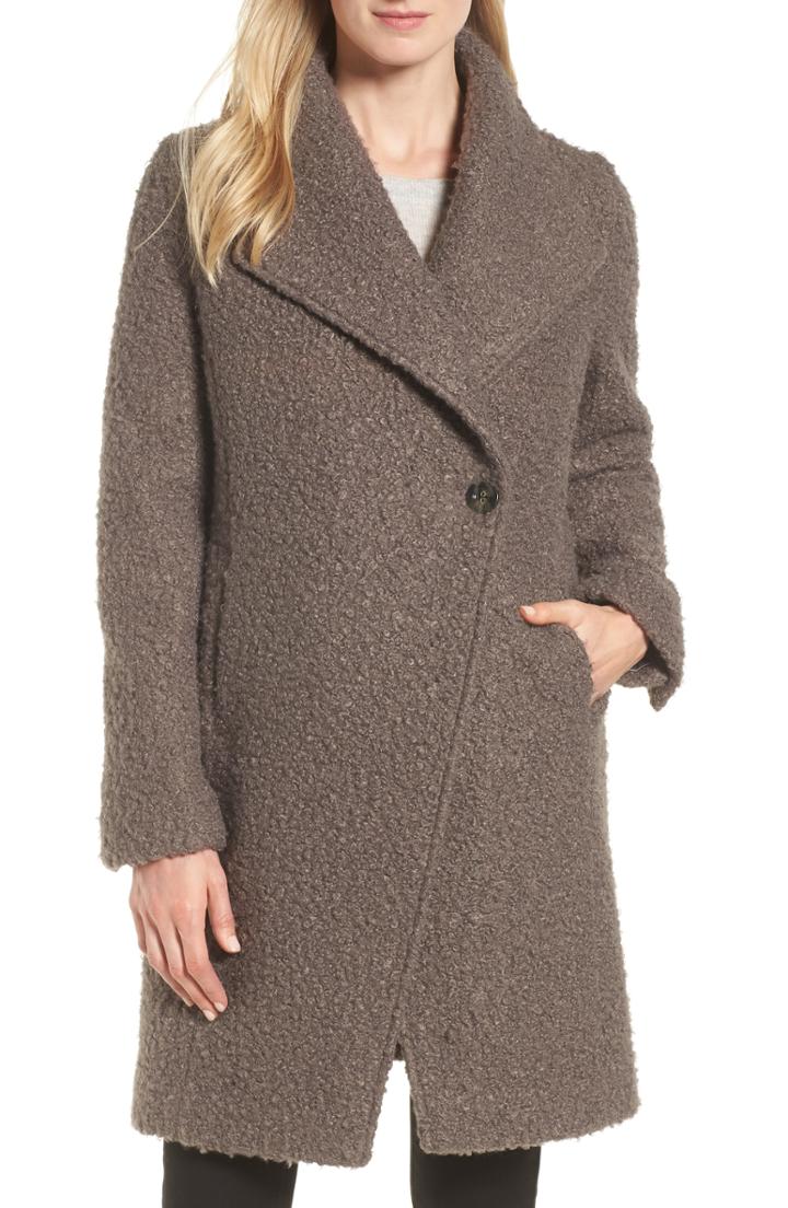 Women's Tahari Sheila Boucle Knit Coat