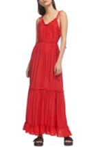 Women's Whistles Tassel Tie Maxi Dress Us / 4 Uk - Red