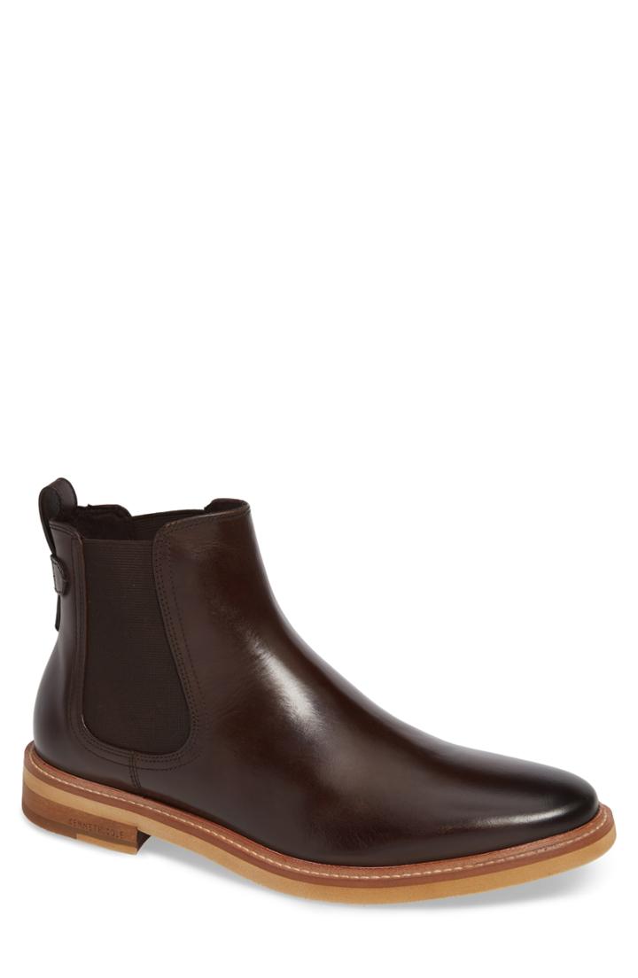 Men's Kenneth Cole New York Whistler Mid Chelsea Boot M - Brown