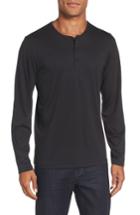 Men's Bonobos Superfine Slim Fit Long Sleeve Henley - Black