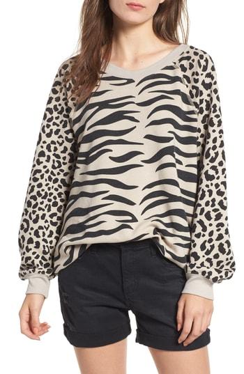 Women's Wildfox Easy Tiger Sommers Sweatshirt - Beige