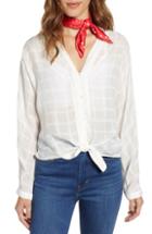 Women's Rebecca Minkoff Star Silk Bandana, Size - Red