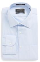 Men's Nordstrom Men's Shop Smartcare(tm) Traditional Fit Stripe Dress Shirt .5 32/33 - Blue