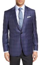Men's Ted Baker London Jay Trim Fit Plaid Wool Sport Coat