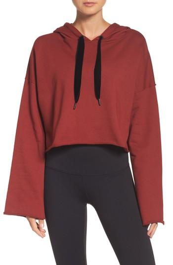 Women's Alala Stance Bell Sleeve Crop Hoodie