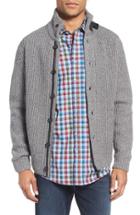 Men's Rodd & Gunn 'eldson' Zip & Button Cardigan - Grey