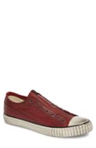 Men's John Varvatos Star Usa Bootleg Linen Laceless Sneaker .5 M - Red