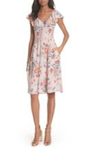 Women's Rebecca Taylor Marlena Ruffle Silk Dress - Pink