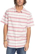 Men's Quiksilver Good Wall Ii Woven Shirt - Red