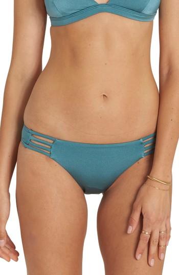 Women's Billabong Sol Searcher Tropic Cheeky Bikini Bottoms - Blue