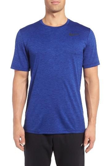 Men's Nike Hyper Dry Training Tee - Purple