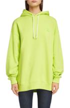 Women's Acne Studios Farrin Face Hoodie, Size - Green