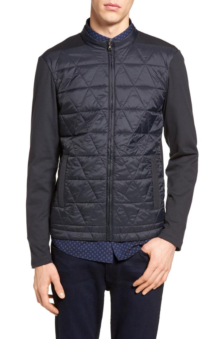 Men's Zachary Prell Rampart Mixed Media Jacket - Blue
