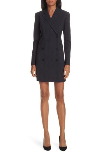 Women's Theory Pinstripe Blazer Dress - Blue