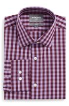 Men's Bonobos Slim Fit Stretch Check Dress Shirt .5 32 - Purple