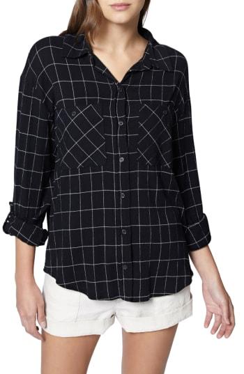 Women's Sanctuary The Steady Boyfriend Shirt - Black