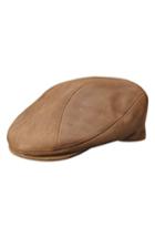 Men's Stetson Leather Driving Cap -