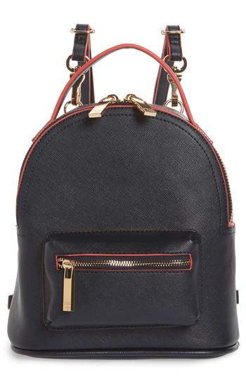 Deux Lux Annabelle Mini Faux Leather Backpack - Blue