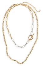 Women's Bp. Layered Rectangular Chain Necklace