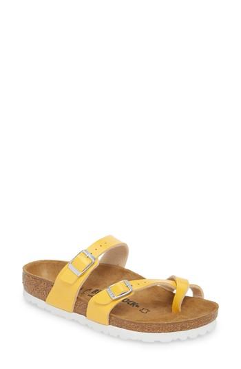 Women's Birkenstock 'mayari' Birko-flor(tm) Sandal -5.5us / 36eu D - Yellow