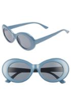 Women's Shady Lady 50mm Round Sunglasses - Marine Blue