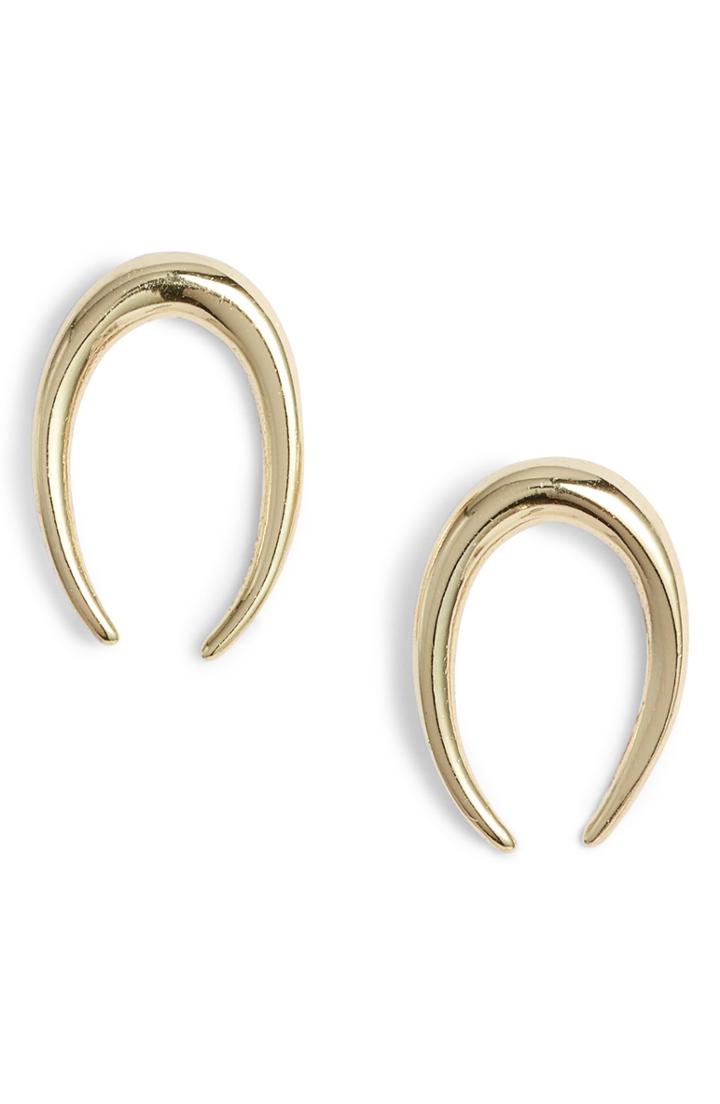 Women's Argento Vivo Tapered Horn Stud Earrings