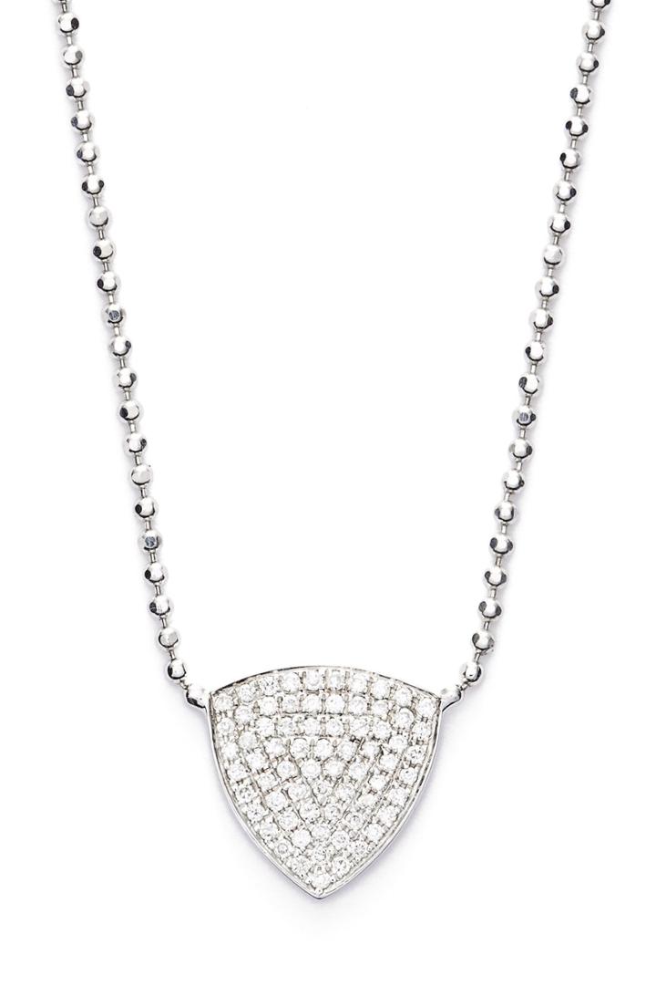 Women's Bony Levy Aurora Diamond Pave Triangle Necklace (limited Edition) (nordstrom Exclusive)