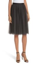 Women's Needle & Thread Dotted Tulle Skirt - Black
