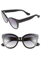 Women's Havaianas 52mm Cat-eye Sunglasses - Black/ Grey Shaded
