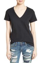 Women's Rag & Bone The Vee Tee, Size - Black