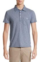 Men's Todd Snyder Microstripe Polo - Blue