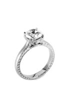 Women's Jack Kelege Platinum & Diamond Setting Ring