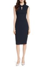 Women's Ted Baker London Kezzia Bow Neck Body-con Dress - Blue