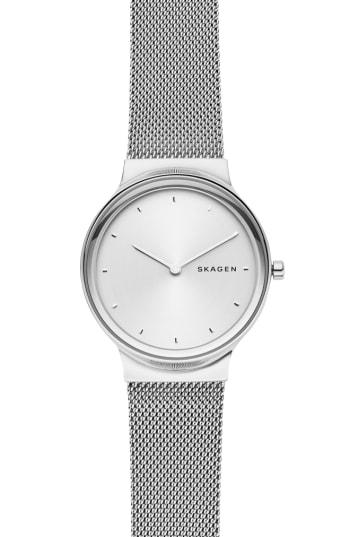 Women's Skagen Freja Mesh Strap Watch, 34mm