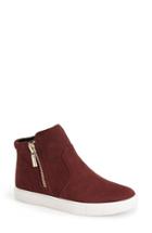 Women's Kenneth Cole New York 'kiera' Zip High Top Sneaker .5 M - Red