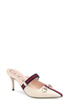 Women's Gucci Emma Horsebit Mule .5us / 34.5eu - White