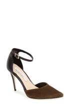 Women's Kristin Cavallari Ankle Strap Pump .5 M - Black