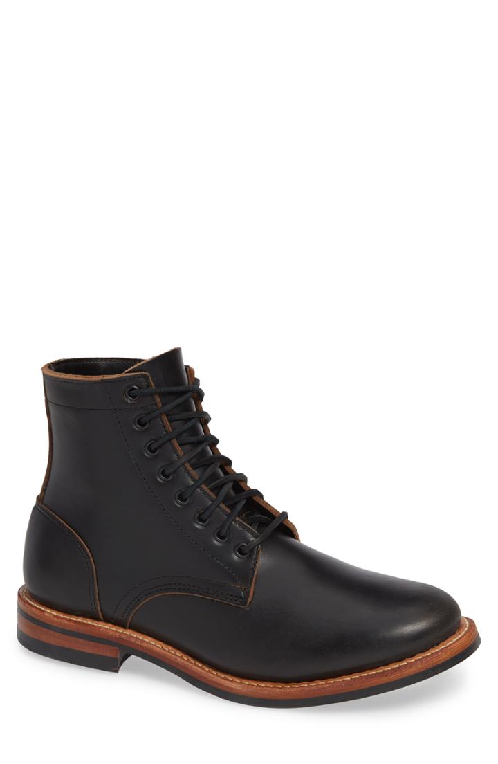 Men's Oak Street Bootmakers Trench Plain Toe Boot .5 M - Black