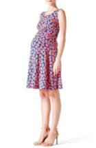 Women's Leota 'brittany' Sleeveless A-line Maternity Dress - Orange