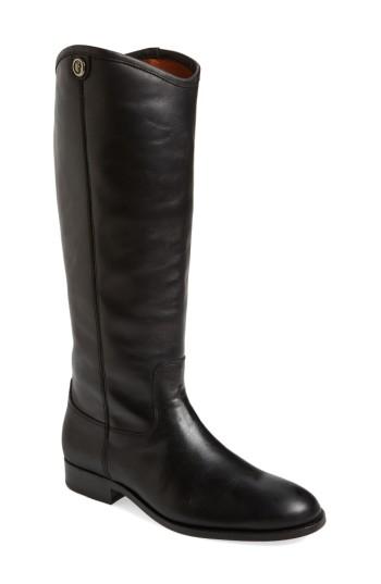 Women's Frye Melissa Button 2 Knee High Boot Regular Calf M - Black